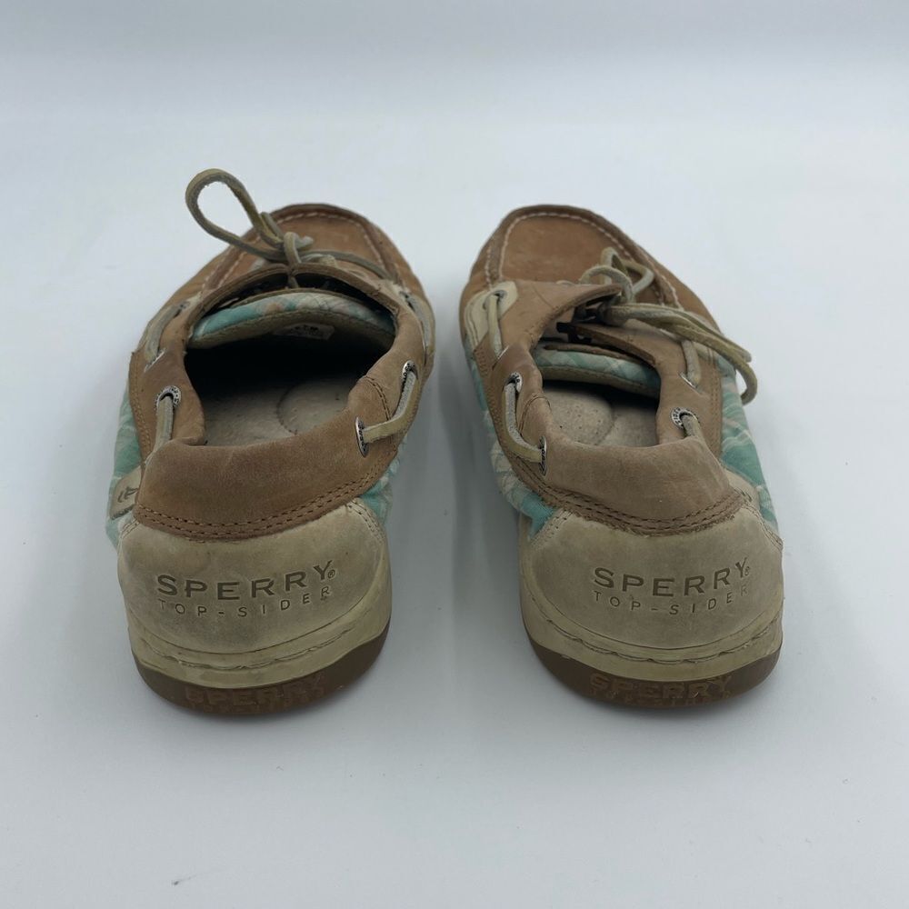 Sperry Top-Sider Women Leather Textile 2-Eye Flat Boat Shoes - Picture 6 of 6